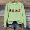 thumbnail image 3 of Christmas Sweatshirt Long Sleeve Crewneck Sweatshirt Festive Holiday Print Pullover Top Cozy Soft Casual Fashion Tunic Blouse For Seasonal Party Celebration And Daily Wear Christmas Sweater, 3 of 4