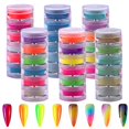 thumbnail image 1 of Pigmento de uñas en polvo Duufin, 36 colores, para uñas y manualidades, 1 of 7