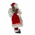 thumbnail image 4 of Kurt S. Adler Kringle Klaus Peppermint Santa, 17.5-Inches, Multi-Colored, 4 of 4