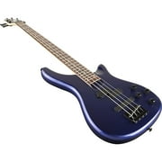 Rogue LX200B Series III Fretted 4-String Solid Body Bass Guitars, Metallic Blue