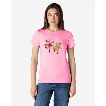 Cinderella Jaq And Gus Child Tote Bag Tee  for men & women  up to size 5XL.