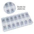 thumbnail image 2 of Pastillero Portátil para 7 Días Almacenamiento Pastillas 2 Veces Al Día (blanco Grande), 2 of 6
