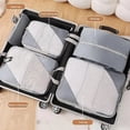 thumbnail image 2 of Compression Packing Cubes for Suitcase Travel Essentials Compressible Travel Packing Cubes Organizers Carry On Luggage ShopWise Round, 2 of 12