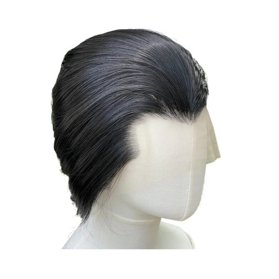 Black Synthetic Wigs 13x4 Lace Front Wigs Short Bob Cut Cosplay Wigs for Women 150% Density
