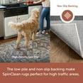 thumbnail image 3 of nuLOOM Lucy SpinClean Machine Washable Farmhouse Buffalo Plaid Area Rug, 2' 6" x 8', Runner, Lucy Grey, 3 of 13