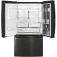 thumbnail image 2 of GFD28GBLTS 36 Freestanding French Door Refrigerator with 27.8 cu. ft. Total Capacity  Door-in-Door  TwinChill Evaporators  Turbo Freezer  and 4 Spill Proof Split Glass Shelves  in, 2 of 4