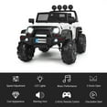 thumbnail image 5 of Gymax Electric Kids Ride On 12V Truck Car w/ MP3 Remote Control White, 5 of 9