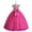 Rose Red, variant on XBASW Baby Kids Princess Long Dress Sleeveless Sequins Wedding Dresses Toddler Prom Puffy Tulle Tutu Party Gown for Girls 4-12 Years