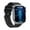 Black nylon, variant on ET585 smart watch, Bluetooth GPS  2.04-inch fitness exercise tracker smart reminder