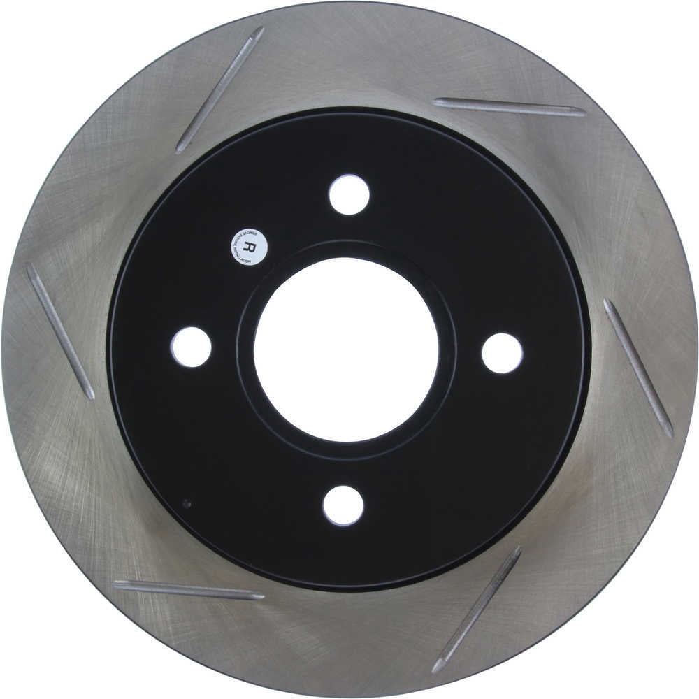 StopTech Slotted Sport Brake Rotor Fits select: 2005-2007 FORD FOCUS, 2014-2019 FORD FIESTA