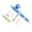 Blue, variant on Double-Action 0.3mm Gravity-Feed Airbrush for Nail Manicures Small Air Brush Double-Action Large Gravity Feed Air Brush