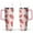 Pink-86, variant on 40oz Cute Red Strawberry Stainless Steel Flip Straw Tumbler Spill Proof Travel Cup Double Wall Vacuum Insulated Coffee Mug with Top Handle