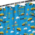 thumbnail image 3 of Cartoon Construction Vehicles Warning Signs Shower Curtain 72"x72" ,Bathroom Decorative Shower Curtains Set with 12 Hooks,Modern Waterproof Washable Shower Curtain, 3 of 6