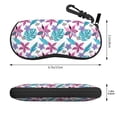 thumbnail image 3 of Zufioo Hawaiian Style Print Sunglasses Case Tactical Zipper Sunglasses Carrying Case for Men Women, 3 of 6