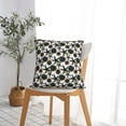 thumbnail image 5 of Yiaed Sea ​​Urchin Print Pillow Covers Super Soft Decorative Square Throw Pillow Covers Case Cushion Covers for Sofa Couch Bedroom Car Decor（No pillow core）-24"x24", 5 of 7