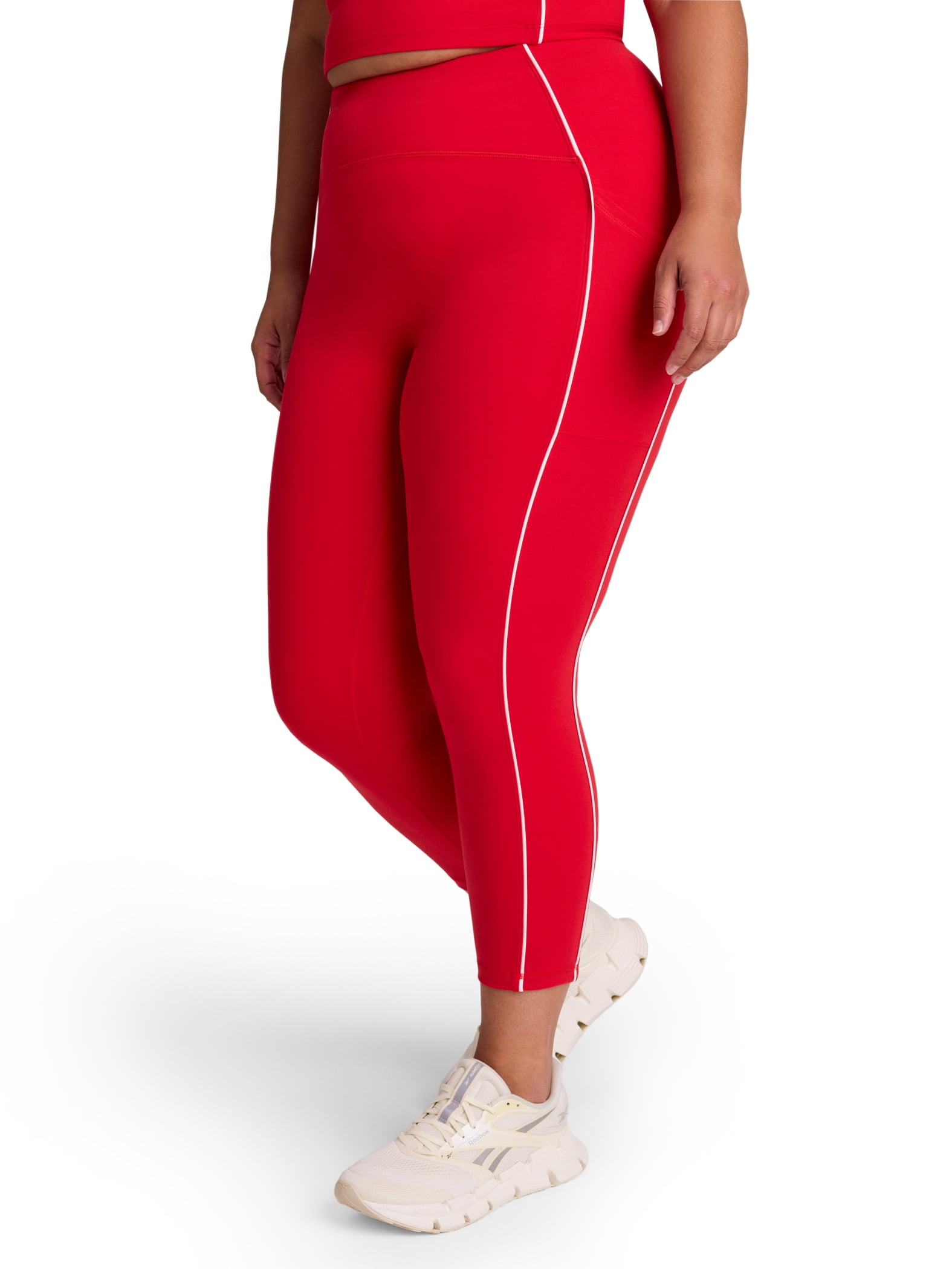 Reebok Women's and Women's Plus Team Player High Rise Capri Legging, Sizes XS-4X