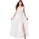 thumbnail image 1 of Diosa de la libertad, personaje de la mitología griega antigua, vestido de diosa blanca sexy con abertura alta, 1 of 5