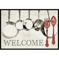 thumbnail image 1 of Carolines Treasures SB3087MAT Pots And Pans Welcome Indoor Or Outdoor Mat 18 x 27 In., 1 of 4