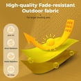 thumbnail image 5 of Alpha Joy 15ft Outdoor Patio Umbrella Extra-Large Double-Sided Garden Umbrella with Crank Handle and Base - Gold Yellow, 5 of 6