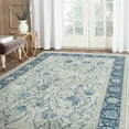 thumbnail image 3 of LR Home Isone Kate Blue/Ivory Transitional Floral Polyester Blend Area Rug, 9' x 12', 3 of 8
