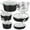 Black, variant on Gotham Steel 10 Pc Hammered Pots and Pans Set Non Stick, Easy Clean Kitchen Ceramic Cookware Set Nonstick, Long Lasting Pot and Pan Set with Skillet, Sauce Pan, Oven Safe, No Forever Chemicals, Navy