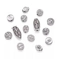 thumbnail image 2 of EOEMY 130Pcs Religion Theme Virgin Mary Alloy Beads Antique Silver Metal Spacer 9~18mm, 2 of 8