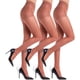 thumbnail image 1 of G&Y 3 pares de medias transparentes para mujer - Pantimedias superiores con control 20D con puntera reforzada, 1 of 4
