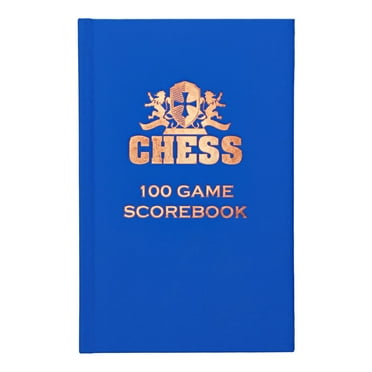WE Games Hardcover Chess Scorebook & Notation Pad - Soft Touch