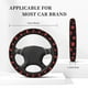 thumbnail image 3 of Fotbe Beautiful Red Ladybug Funda para Volante Universal de 15 pulgadas, Accesorios para Auto para Hombre y Mujer, Protector de Volante Cómodo para SUV y Sedán, 3 of 6