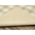 thumbnail image 4 of Garland Rug Country Living Buffalo Plaid 5 ft. x 7 ft. Area Rug Tan/Ivory, 4 of 7