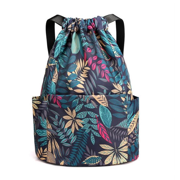 VOAVEKE Backpacks For School,School Supplies, Drawstring Foldable Large Capacity Wet And Dry Separation Backpack