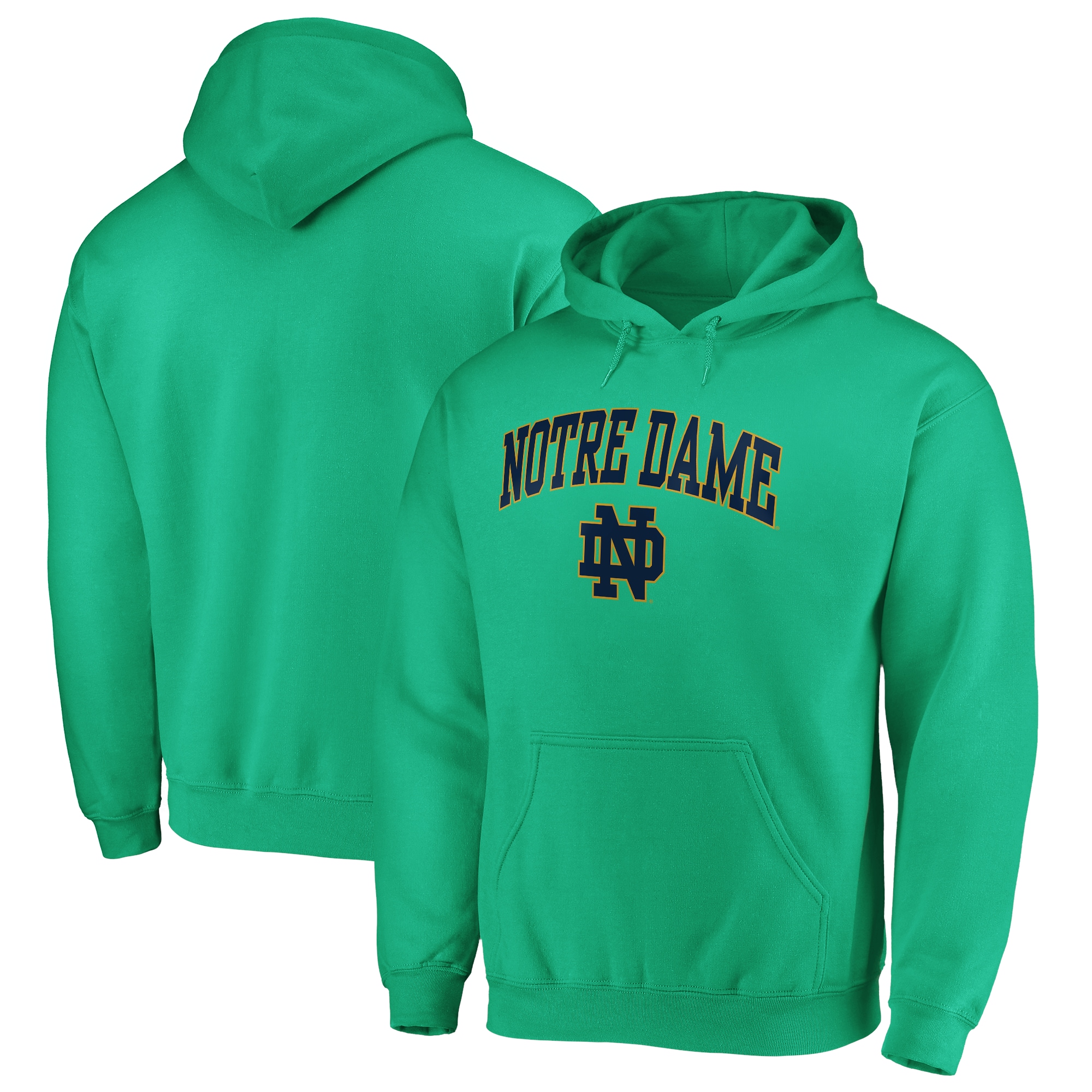 notre dame green pullover