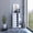 White, variant on Four locking casters - Open liquor bottle shelves - Patio bar - Movable storage
