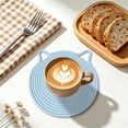 thumbnail image 5 of Woven Round Placemats with Thermal Insulation – Durable, Heat-Resistant Table Mats for Kitchen and Dining Room Settings, 5 of 5