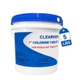 thumbnail image 1 of Tabletas de cloro estabilizado ClearView de 1.25 cm, 2.27 kg para albercas, 1 of 1