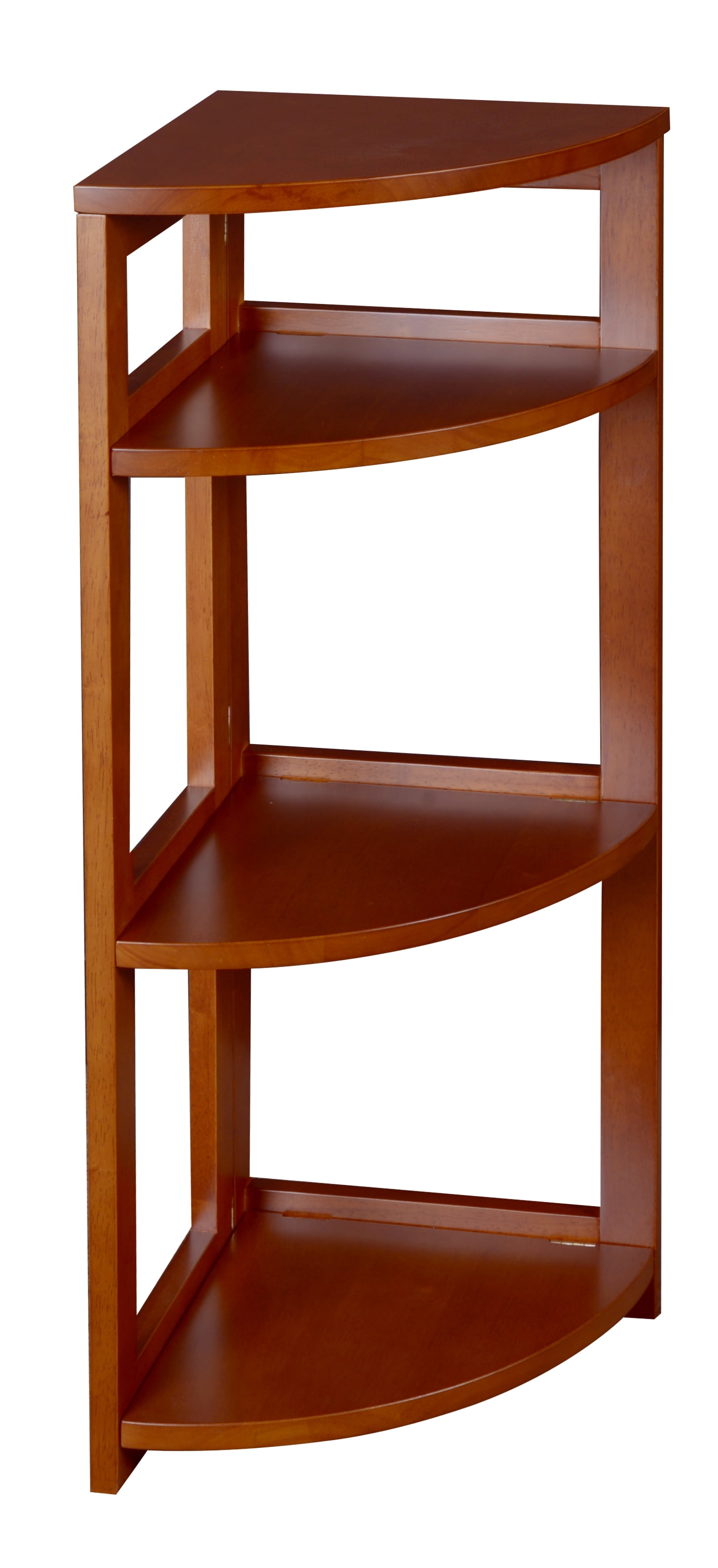 Flip Flop 34" High Corner Folding Bookcase Cherry