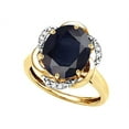 thumbnail image 2 of Star K � Large Oval 12x10mm Genuine Black Sapphire Knot Big Stone Ring, 2 of 9