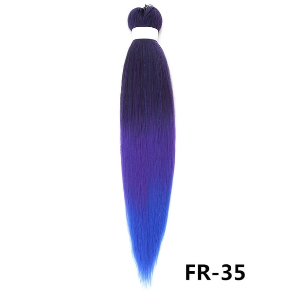 XmhyTop-A Extensiones de cabello trenzado de colores, trenzas sintéticas para box braids y Passion Twist, trenzas de crochet suaves y trenzas para peinar - 3 piezas 66 cm, H14