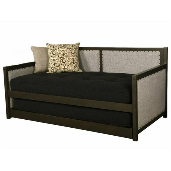 Kodiak Furniture Sloane Wood Daybed in Graystone includes Pop Up and Mattresses