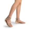 thumbnail image 3 of Sandalia DREAM PAIRS WEITZ con tiras y pedrería dorada talla 6, 3 of 8