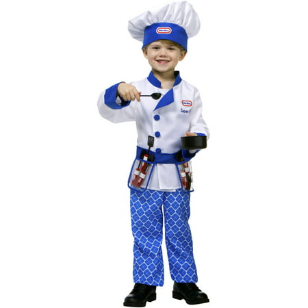 Little Tikes Blue Restaurant Kitchen Chef Toddler Costume