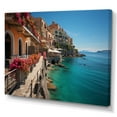 thumbnail image 2 of Designart "Italy Mediterranean beautys" Landscapes Wall Art Living Room, 2 of 5