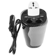 thumbnail image 1 of Inversor De Corriente De Coche Con Control De Voz, Inversor De Corriente Universal, Inversor De Coche Con Luces, Cargador De Portavasos Multifuncional Para Coche Vogacara VI009218-02, 1 of 7