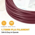 thumbnail image 3 of Uxcell 2 Pcs Filamento para bolígrafo 3D, 1.75mm Diámetro 33ft Longitud Recargas de Filamento para bolígrafo de impresión 3D de 1.75mm, Marrón, 3 of 3