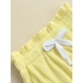thumbnail image 6 of Coduop 3Pcs Toddler Baby Girls Flying Sleeve Tops+Bloomer Shorts Summer Outfits, 6 of 9