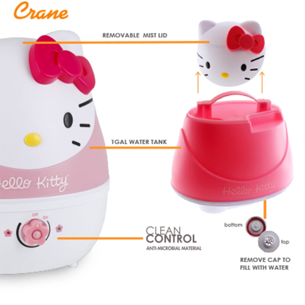 Crane Humidifier Red Light