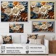 thumbnail image 4 of Designart "Blissful Blossom Of Colorful Daisies" Daisies Floater Framed Canvas Art Print, 4 of 5
