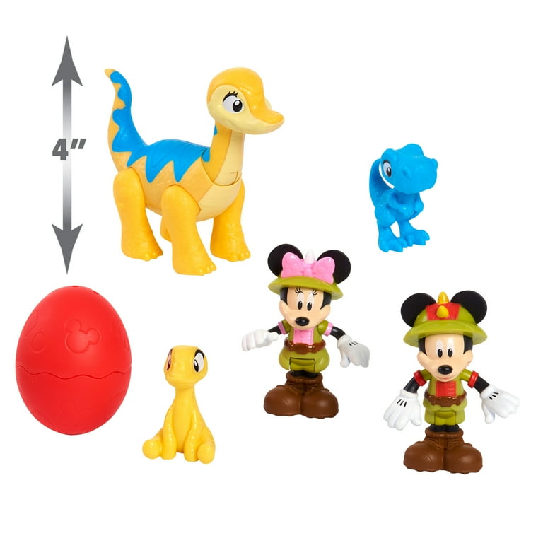 Disney Junior Mickey Mouse Funhouse Dino Pals 7-piece Figure Set