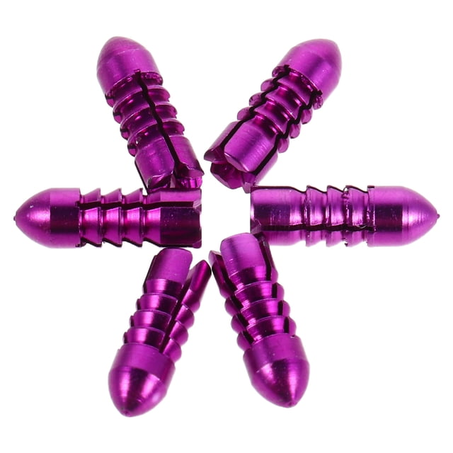 VERDANVERSE Alloy Dart Wing Fixators 6Pcs Sleek Lightweight Purple For Angle Correction