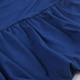 thumbnail image 4 of vigerkar Summer Dresses for Women V Neck Cap Sleeve Ruffle Hem Smock Short Dress (Navy, M), 4 of 9